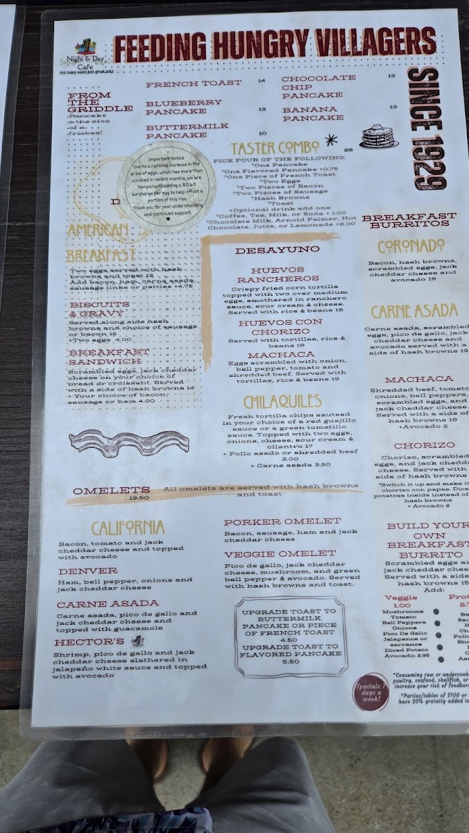 Night & Day Cafe Menu - Image 5